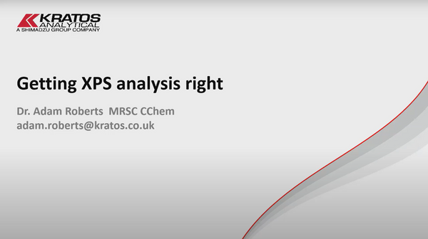 Getting XPS analysis right