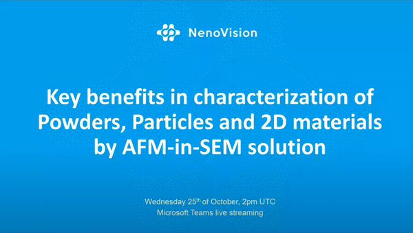 Powders and Particles, and 2D materials webinar
