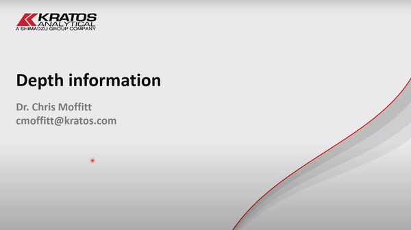 Analysing depth information using XPS